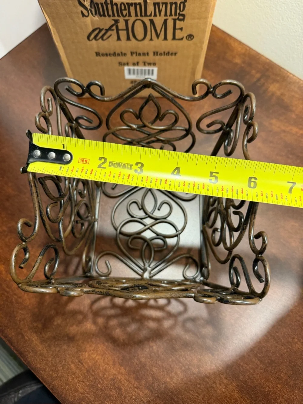 Southern Living at Home, Rosedale Plant Holder, 2pc set, # 40400, NIB Retired